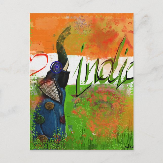 Postal Amo India (Anverso)