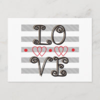 Amo Infinity Times Love Infinity Postcard