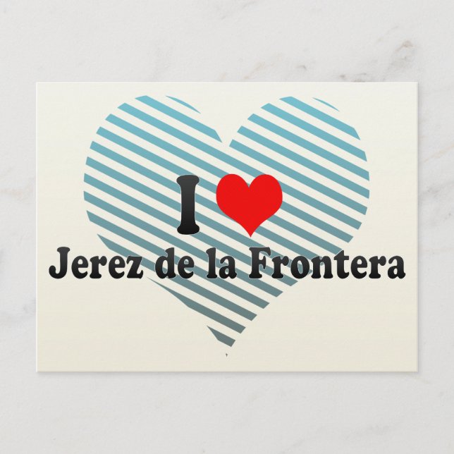 Postal Amo Jerez de la Frontera, España (Anverso)