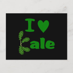 Postal Amo Kale (I Heart Kale) Verduras/jardinero