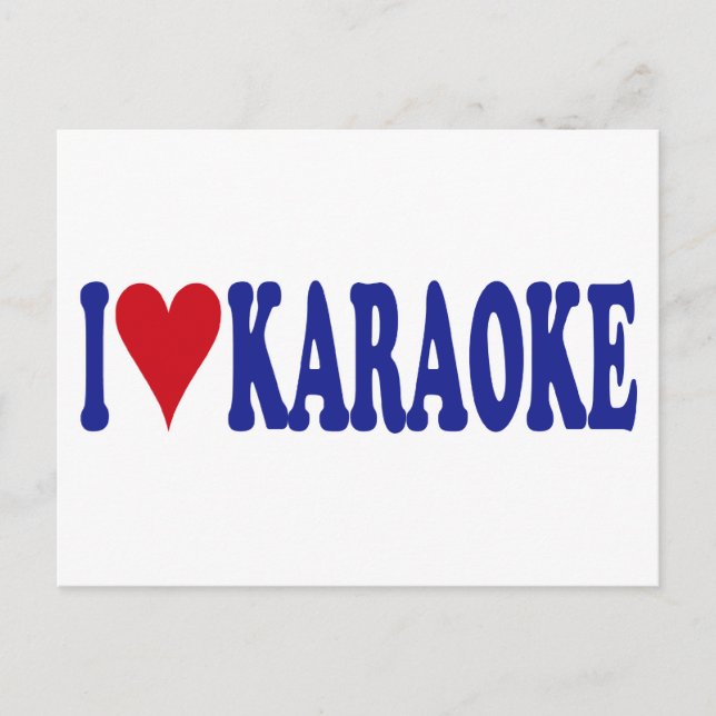 Postal Amo Karaoke (Anverso)