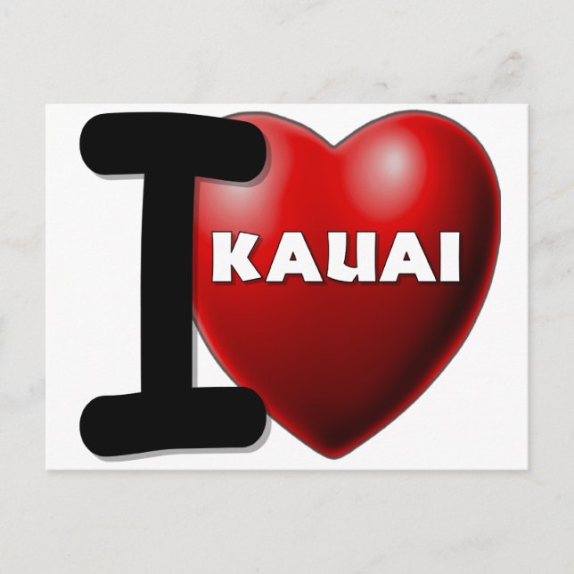 Postal Amo Kauai, Hawaii (Anverso)