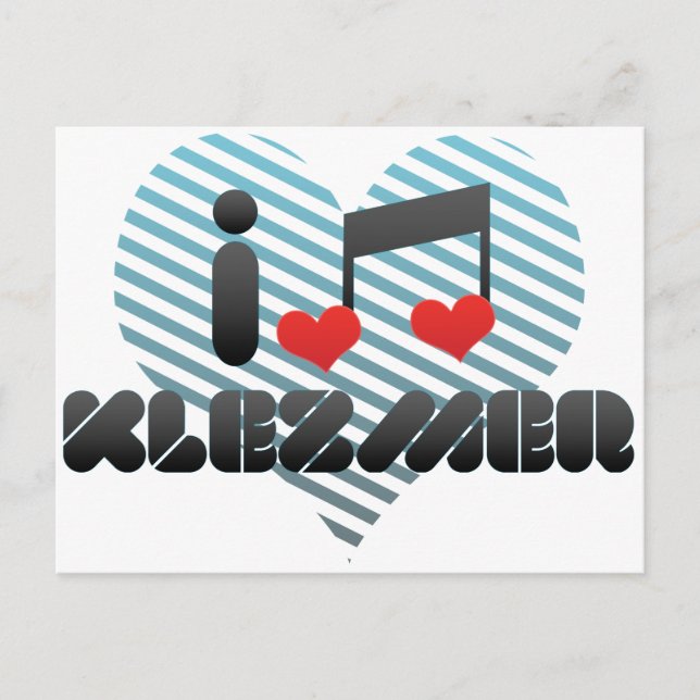Postal Amo Klezmer (Anverso)