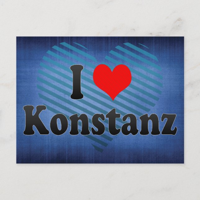 Postal Amo Konstanz, Alemania (Anverso)