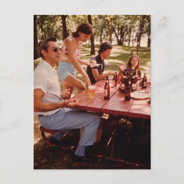 Postal ¡Amo La Cerveza! - Vintage (Anverso)