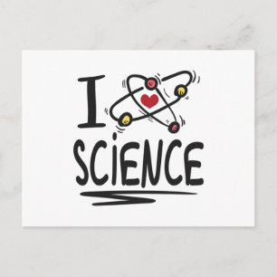 Postal Amo la ciencia