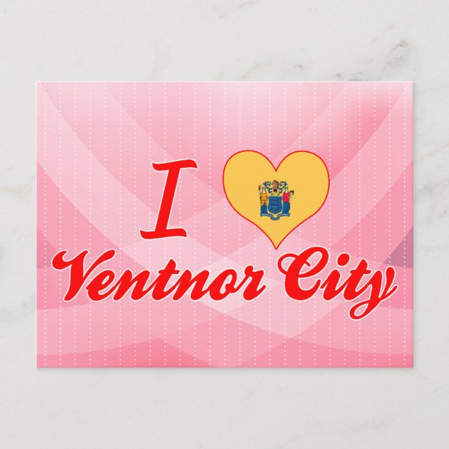 Postal Amo la ciudad de Ventnor, Nueva Jersey (Anverso)