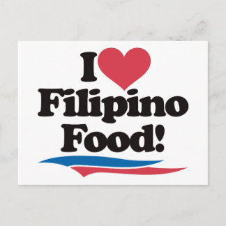 Postal Amo la comida filipina