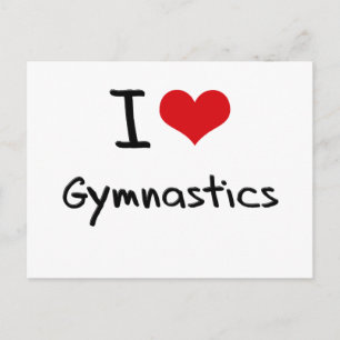 Postal Amo la Gimnasia