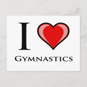 Postal Amo la Gimnasia