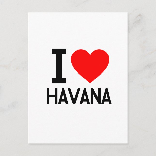 Postal Amo La Habana (Anverso)