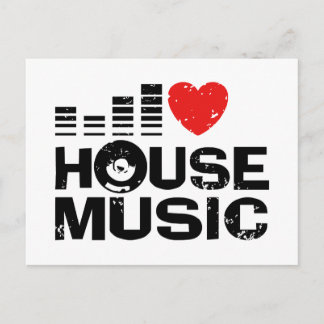 Postal Amo la música de House