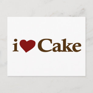 Postal Amo la Tarta