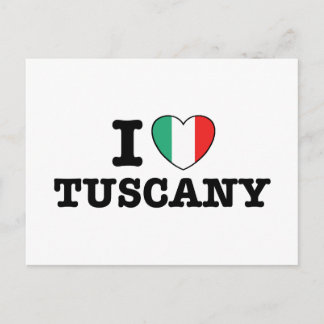 Postal Amo la Toscana