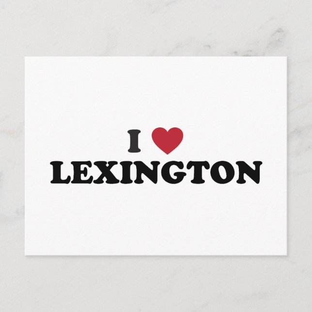 Postal Amo Lexington Kentucky (Anverso)