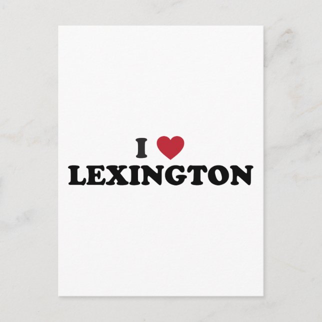 Postal Amo Lexington Kentucky (Anverso)