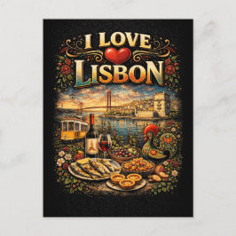 Postal Amo Lisboa