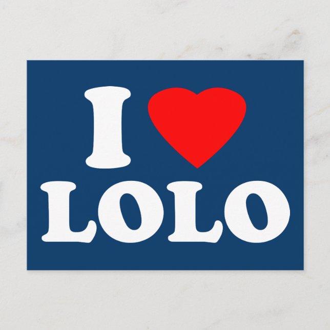 Postal Amo Lolo (Anverso)