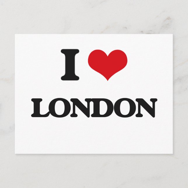 Postal Amo Londres (Anverso)
