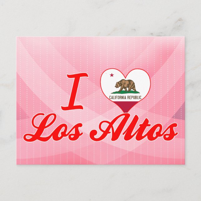 Postal Amo Los Altos, California (Anverso)