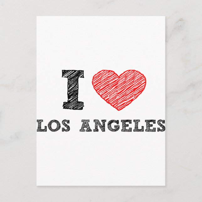 Postal Amo Los Ángeles (Anverso)