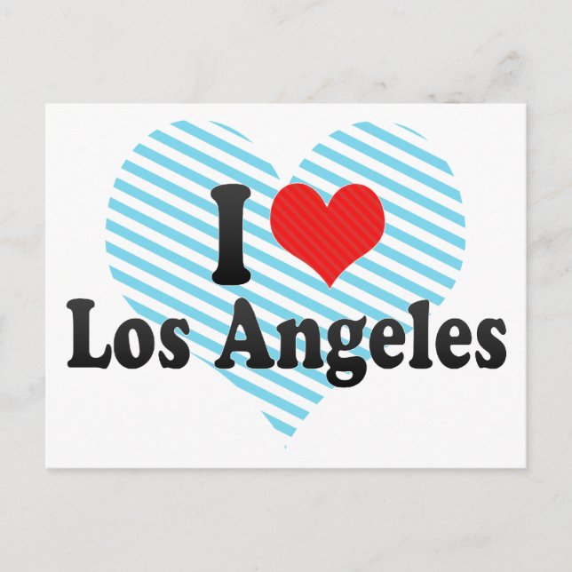 Postal Amo Los Ángeles (Anverso)