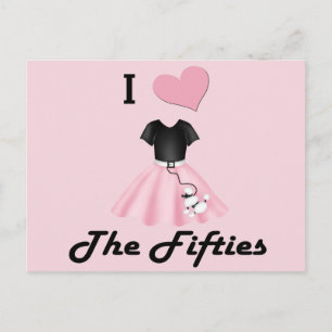 Postal Amo los años 50