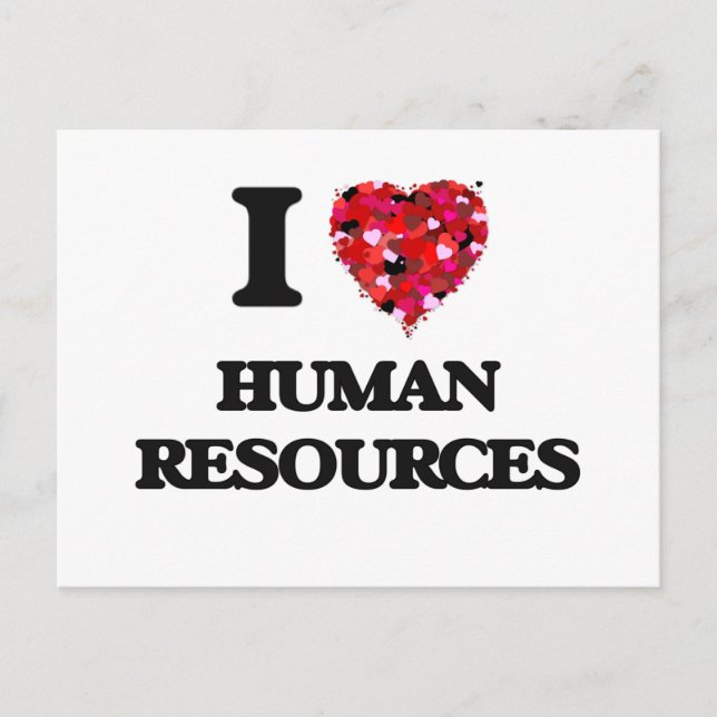 Postal Amo los Recursos Humanos (Anverso)