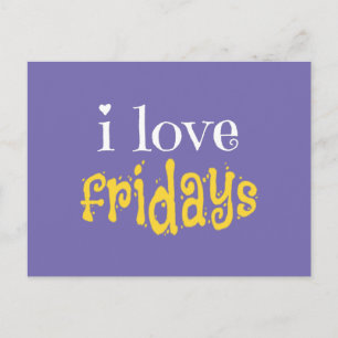 Postal Amo los viernes