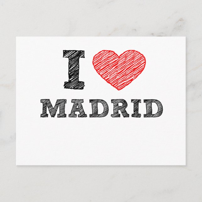Postal Amo Madrid (Anverso)
