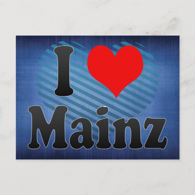 Postal Amo Mainz, Alemania (Anverso)