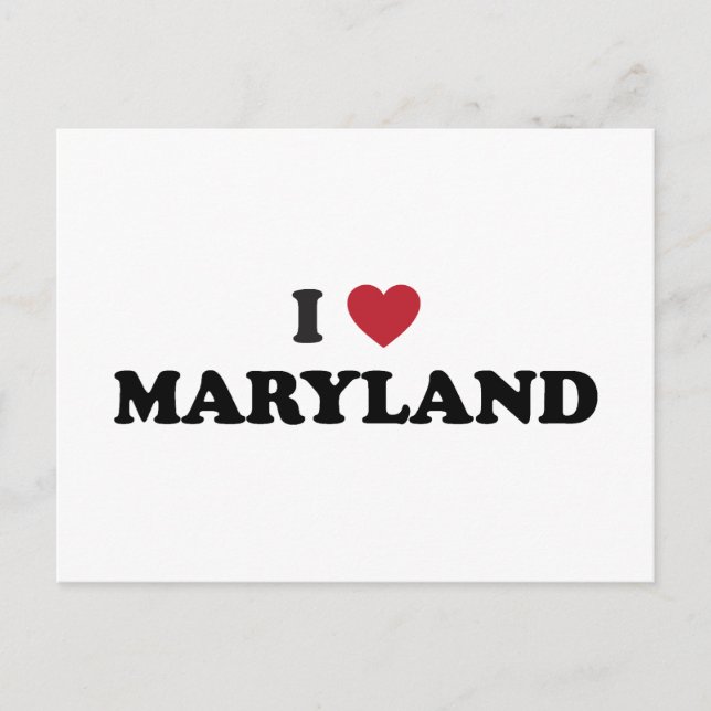 Postal Amo Maryland (Anverso)
