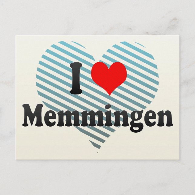 Postal Amo Memmingen, Alemania (Anverso)