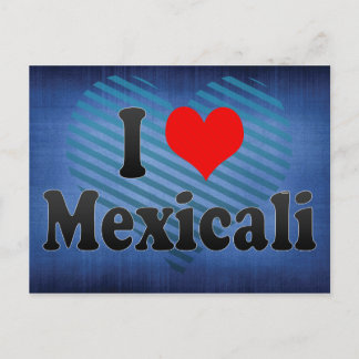 Postal Amo Mexicali, México