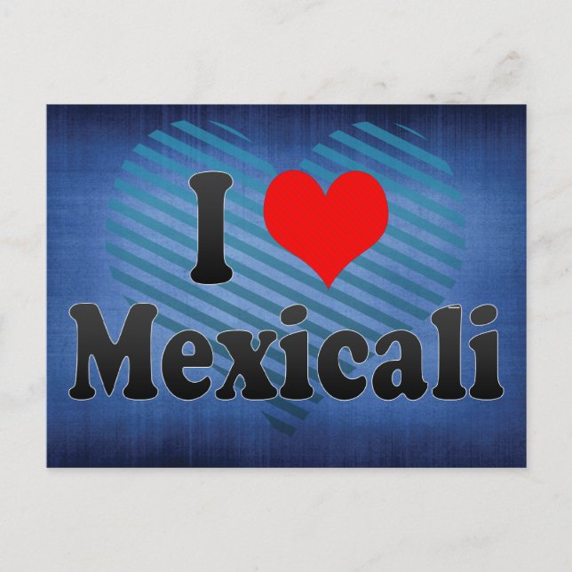 Postal Amo Mexicali, México (Anverso)