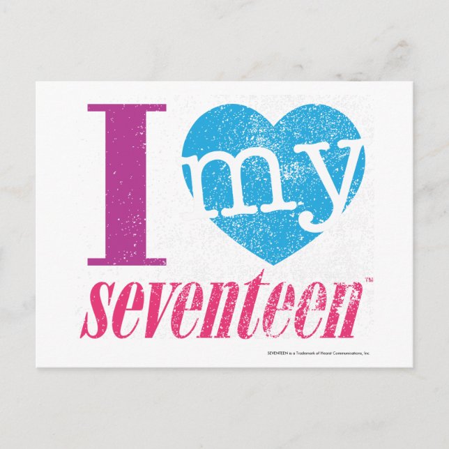 Postal Amo mi Aqua de 17 (Anverso)