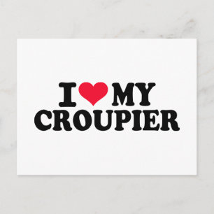 Postal Amo mi Croupier
