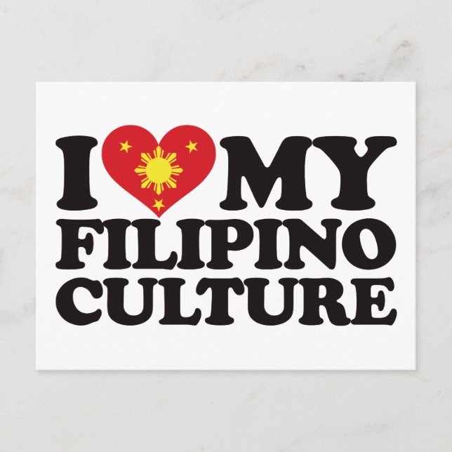 Postal Amo Mi Cultura Filipina (Anverso)