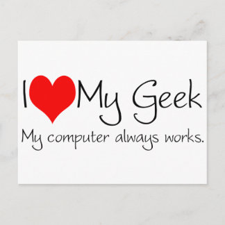 Postal Amo mi geek