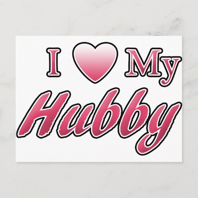 Postal Amo Mi Hubby (Anverso)