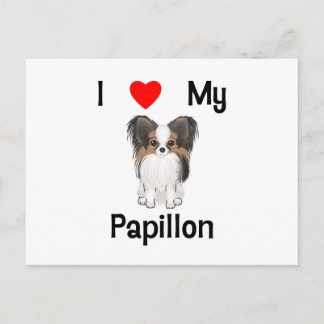Postal Amo mi Papillon (la imagen)