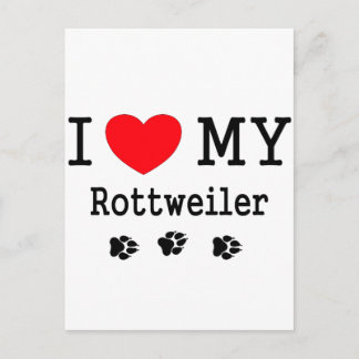 Postal Amo Mi Rottweiler