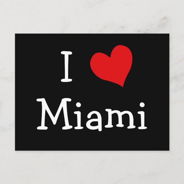 Postal Amo Miami (Anverso)