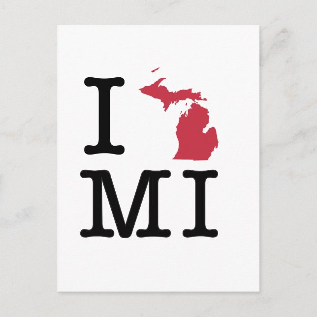 Postal Amo Michigan (Anverso)