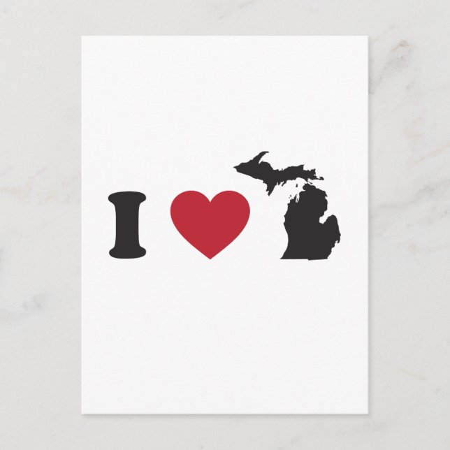 Postal Amo Michigan (Anverso)