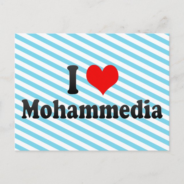 Postal Amo Mohammedia, Marruecos (Anverso)