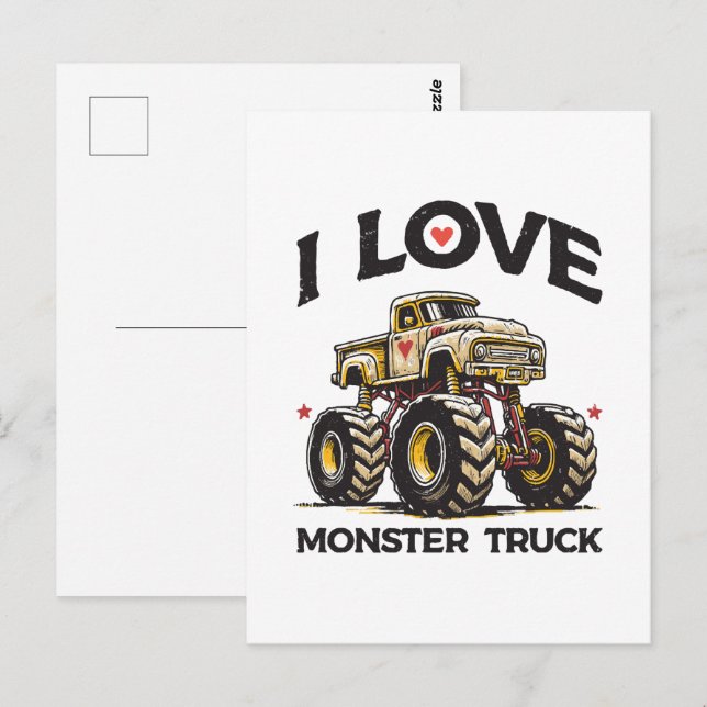 Postal Amo Monster Truck (Anverso / Reverso)