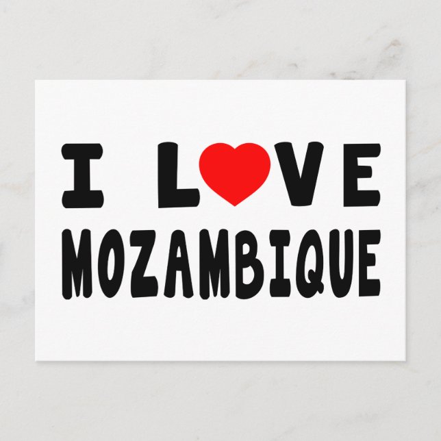 Postal Amo Mozambique (Anverso)