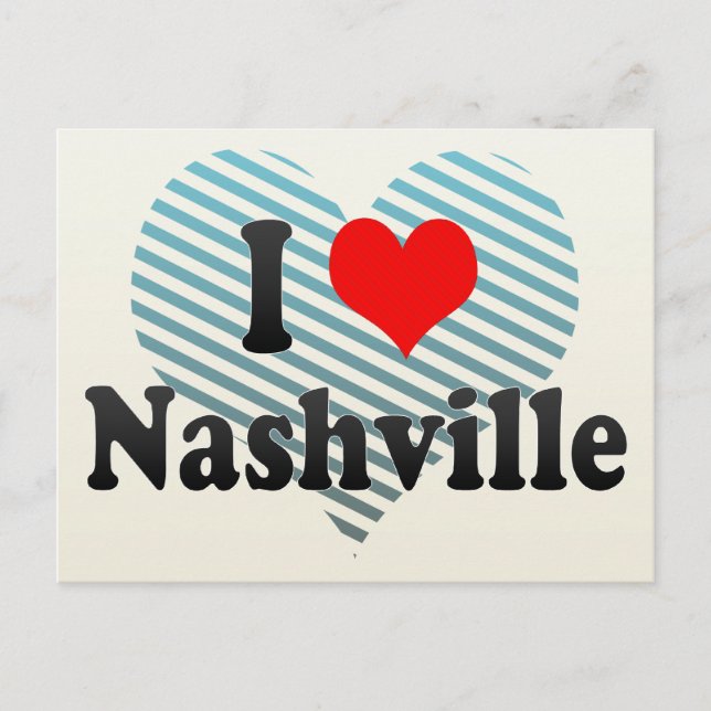 Postal Amo Nashville, Estados Unidos (Anverso)