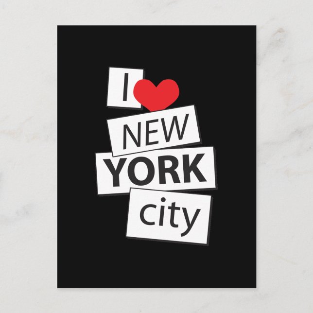 Postal Amo Nueva York (Anverso)